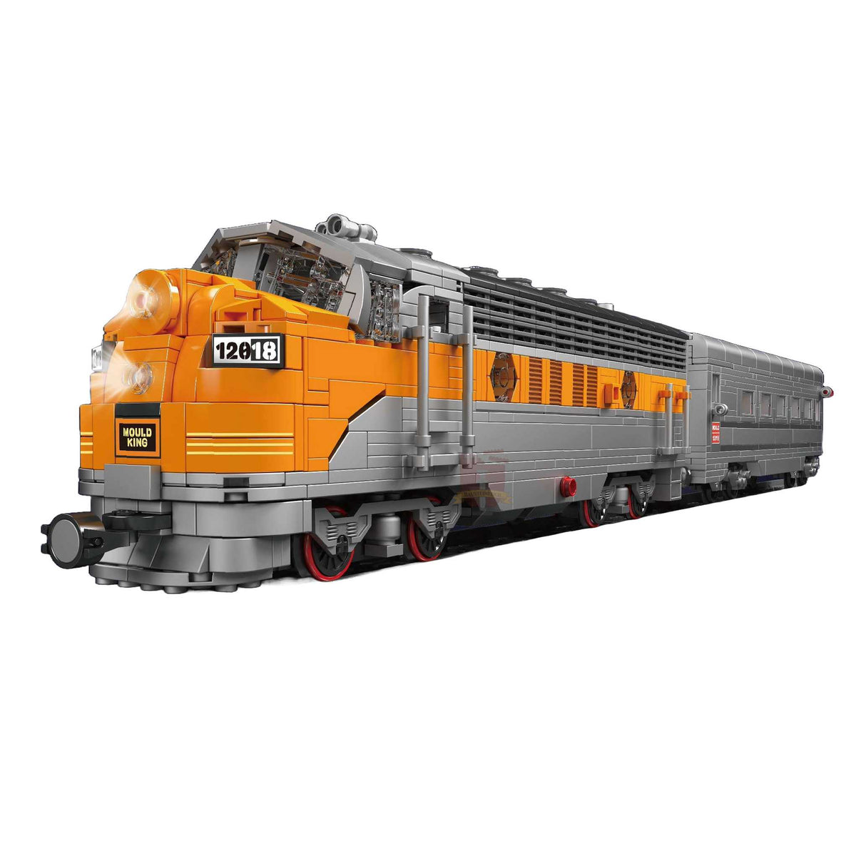 12018 - USA EMD F7 Diesellokomotive (Mould King)