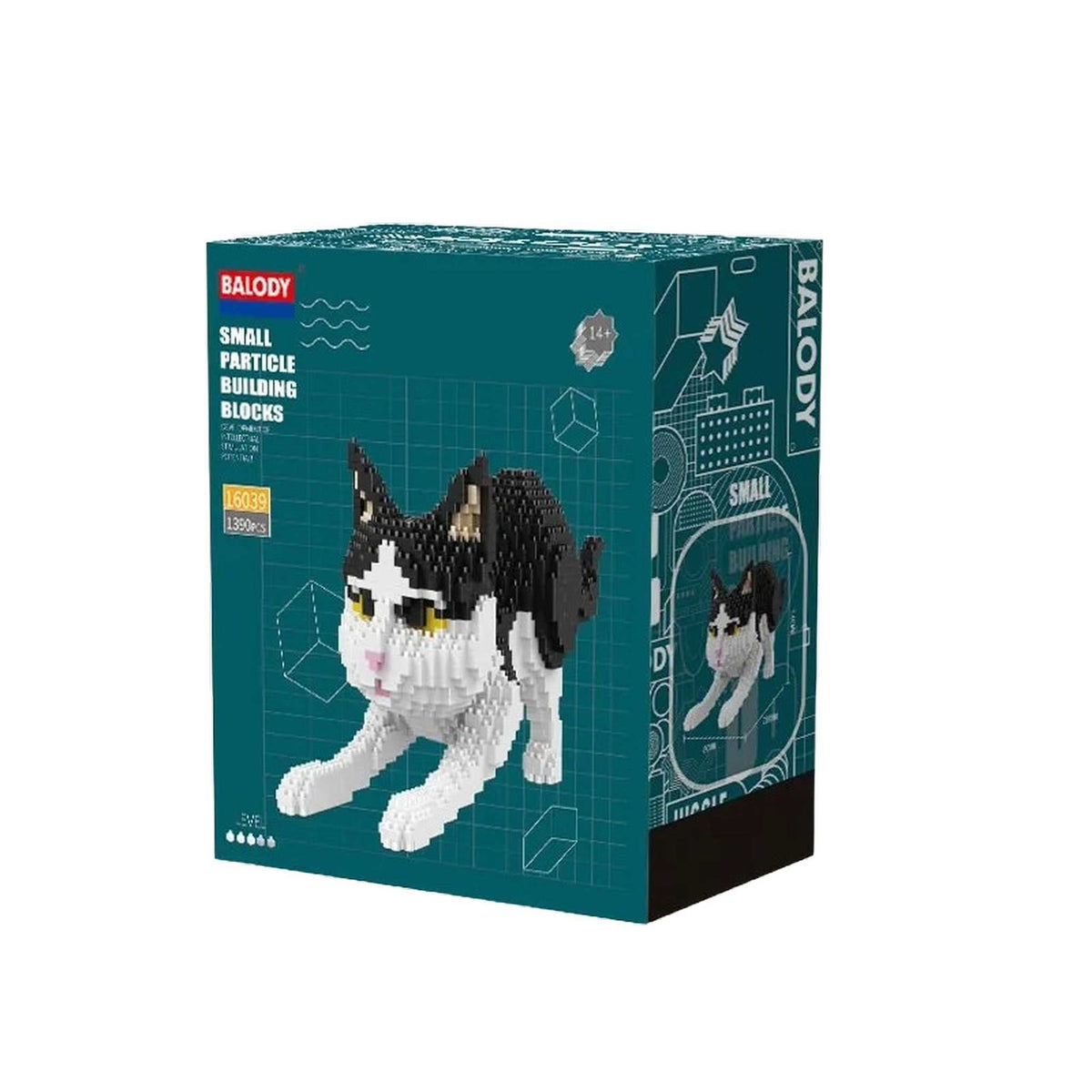 B-16039 - Schwarz / Weiße Katze (Balody)