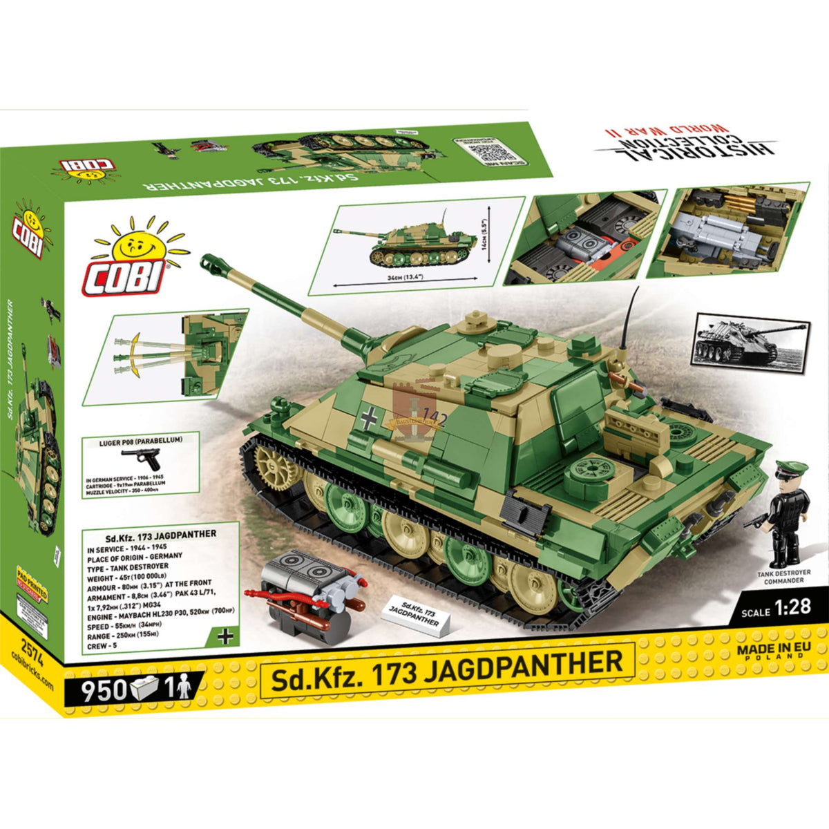 2574-Jagdpanther SD. KFZ. 173 (Cobi)