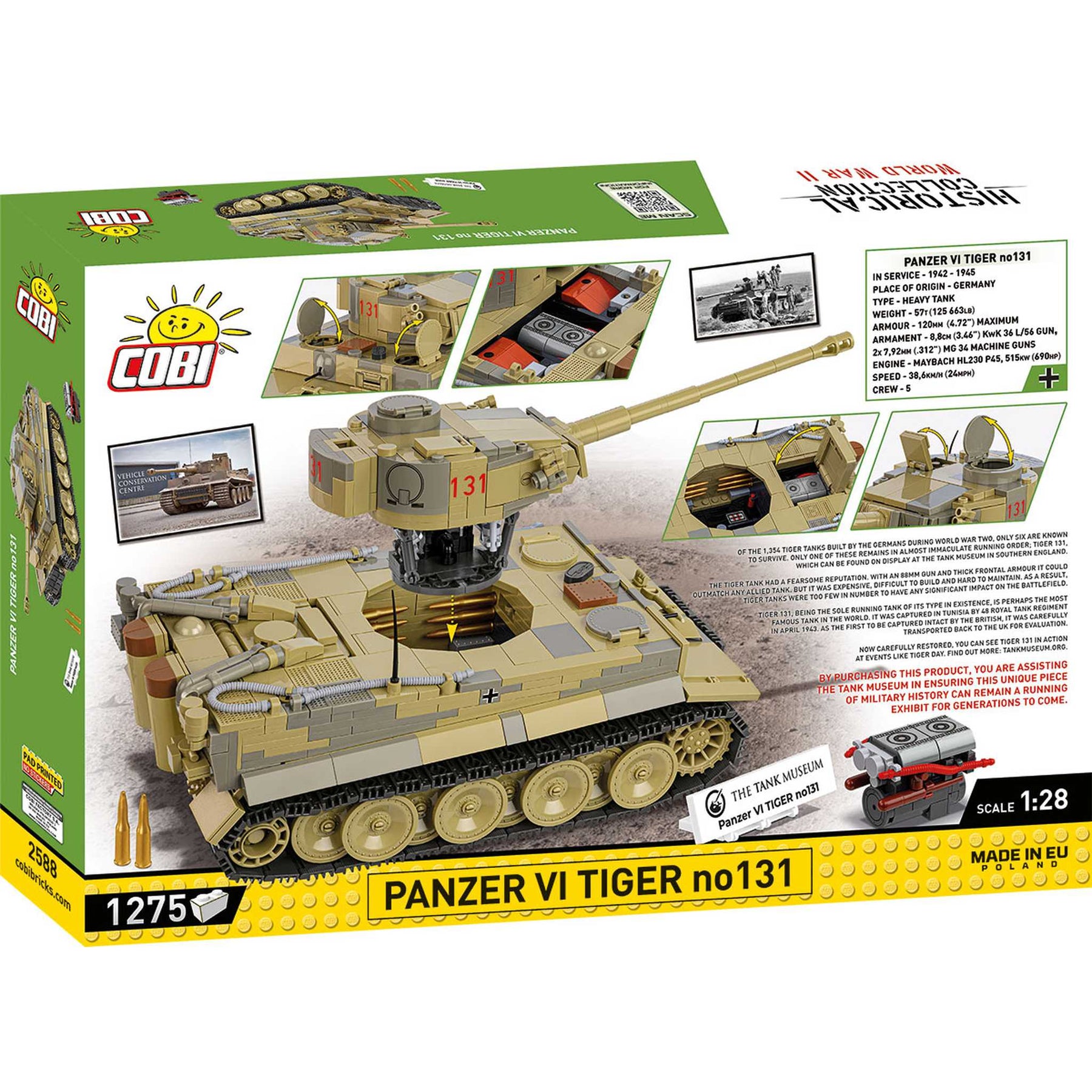 CB-2588 - Panzer VI Tiger 131 (Cobi)