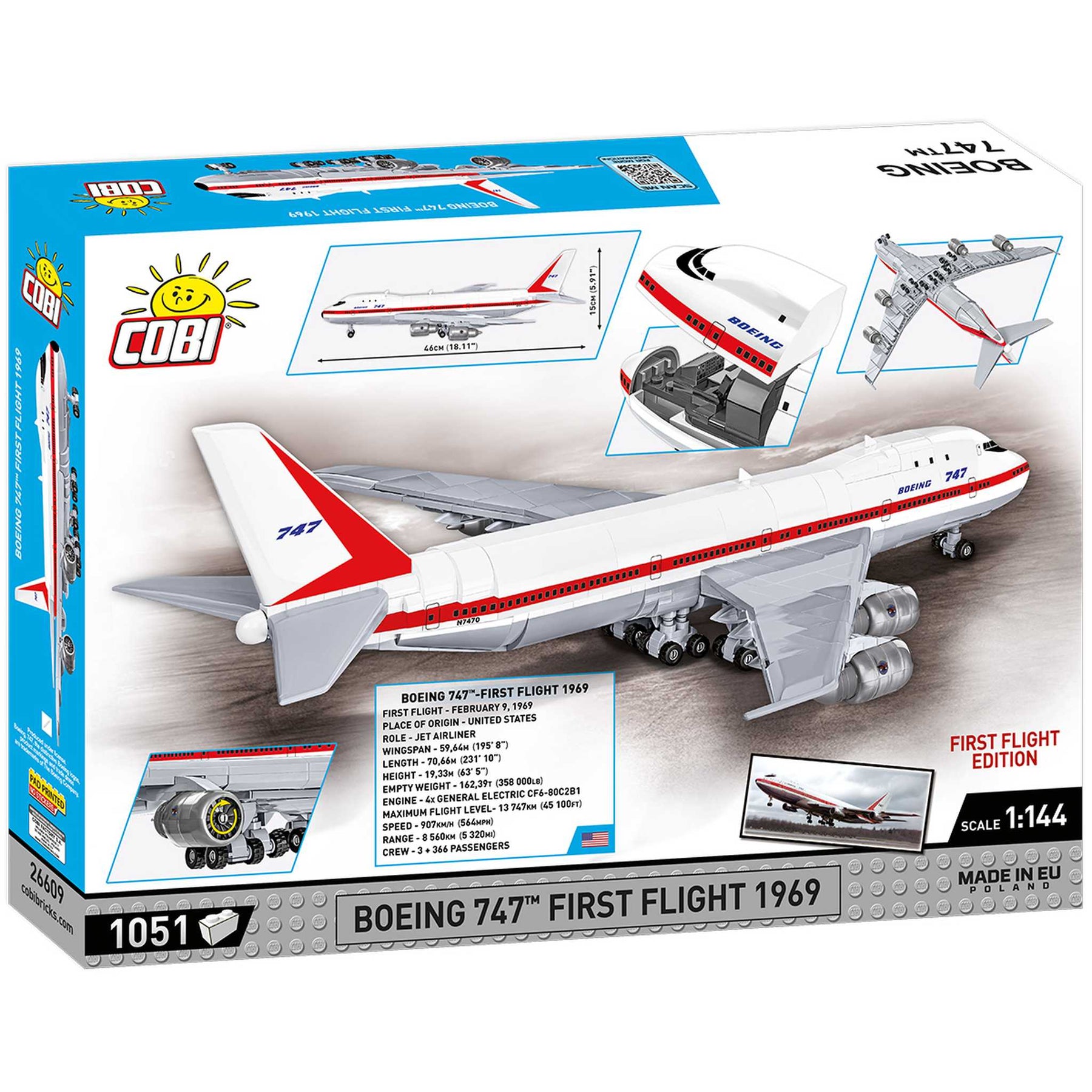 CB-26609 - 747 First Flight 1969 (Cobi)