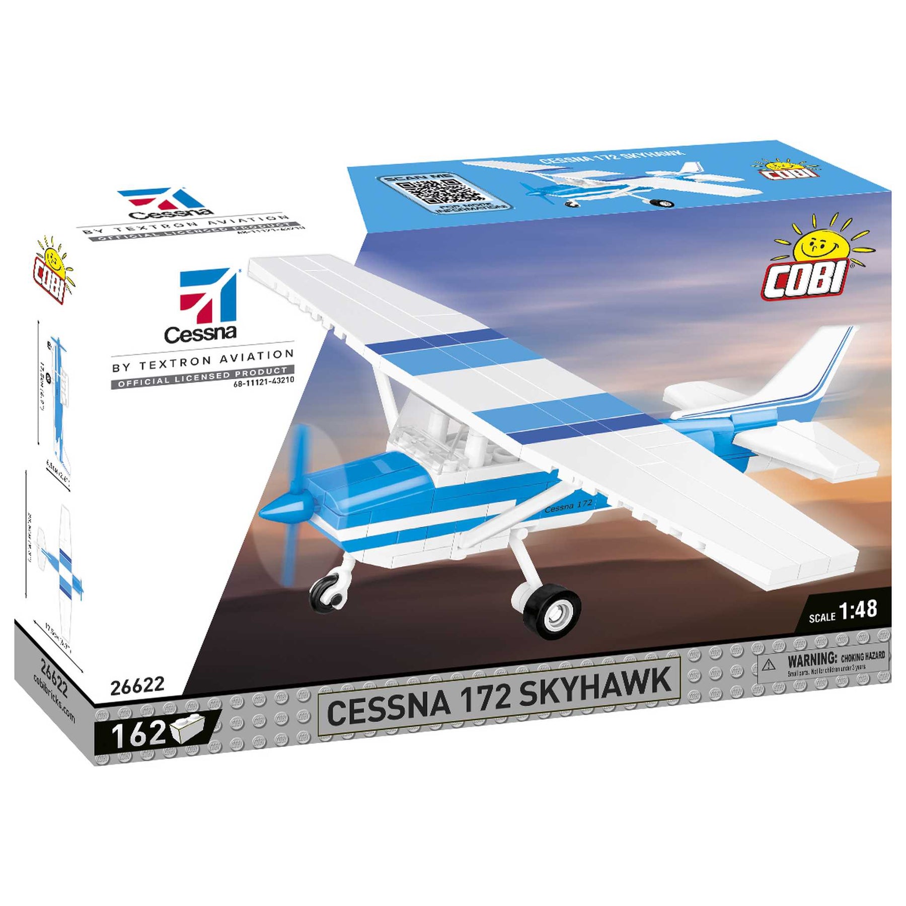 CB-26622 - Cessna 172 Skyhawk-White-Blue (Cobi)