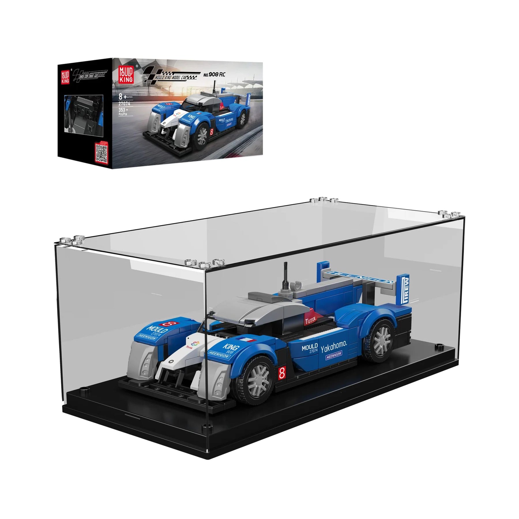 27074 - Sportwagen 908RC inkl. Vitrine (Mould King)