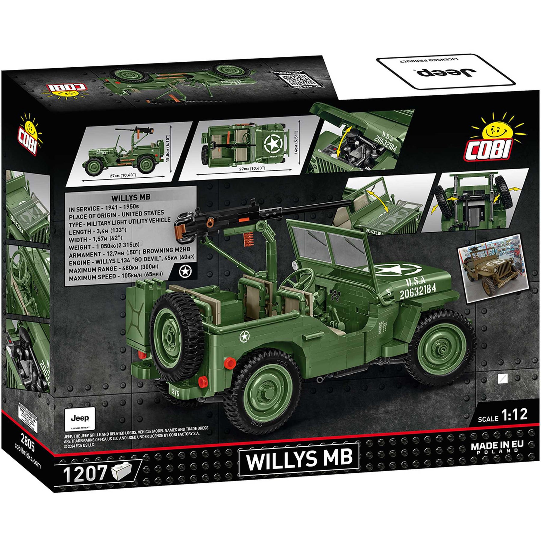 CB-2805 - Willys Jeep MB (Cobi)