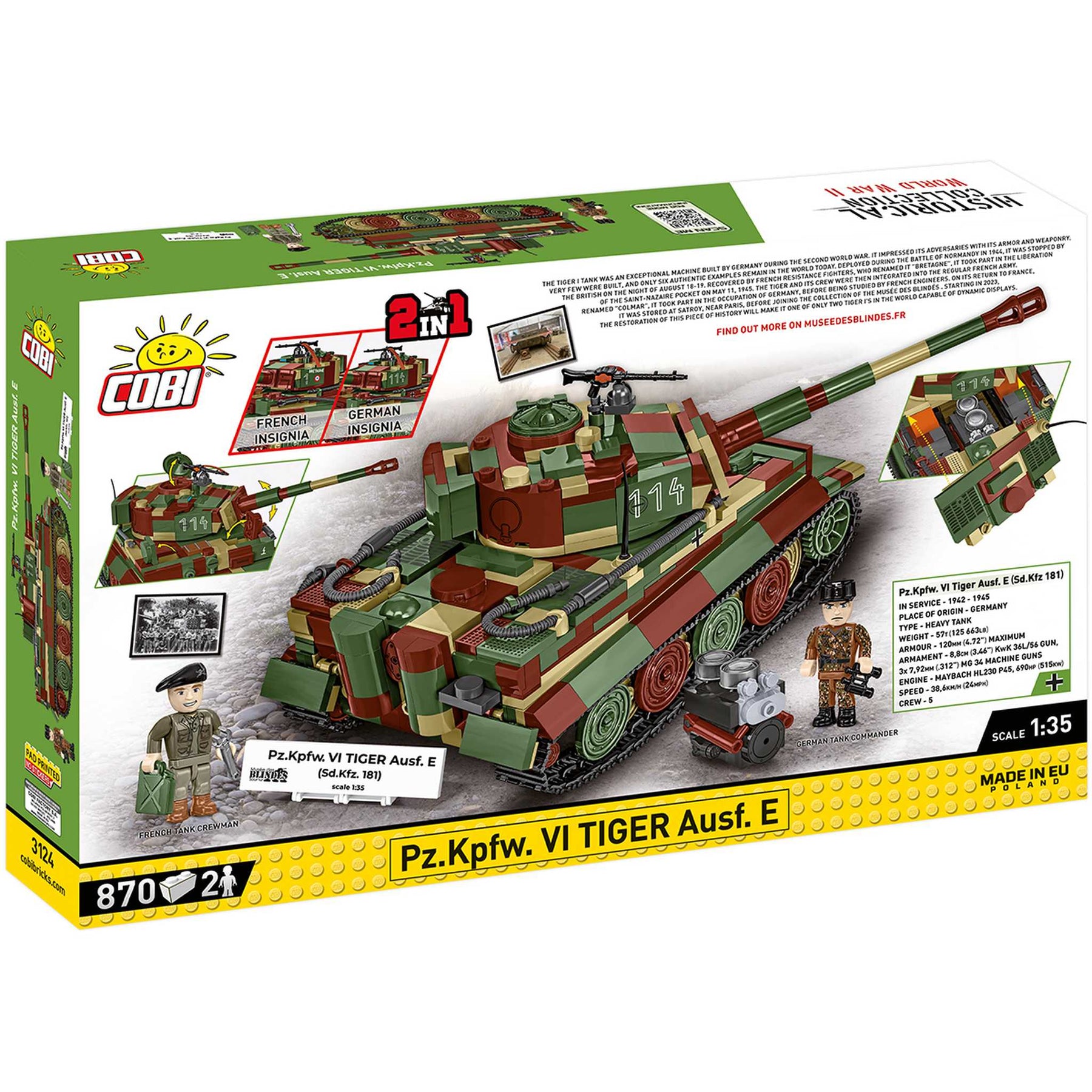 CB-3124 - Panzerkampfwagen VI Tiger Ausf. E (Cobi)