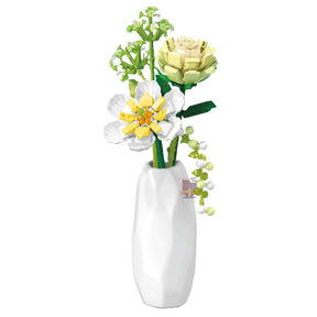 611067 - Weiße Vase mit Blumen (Sembo)