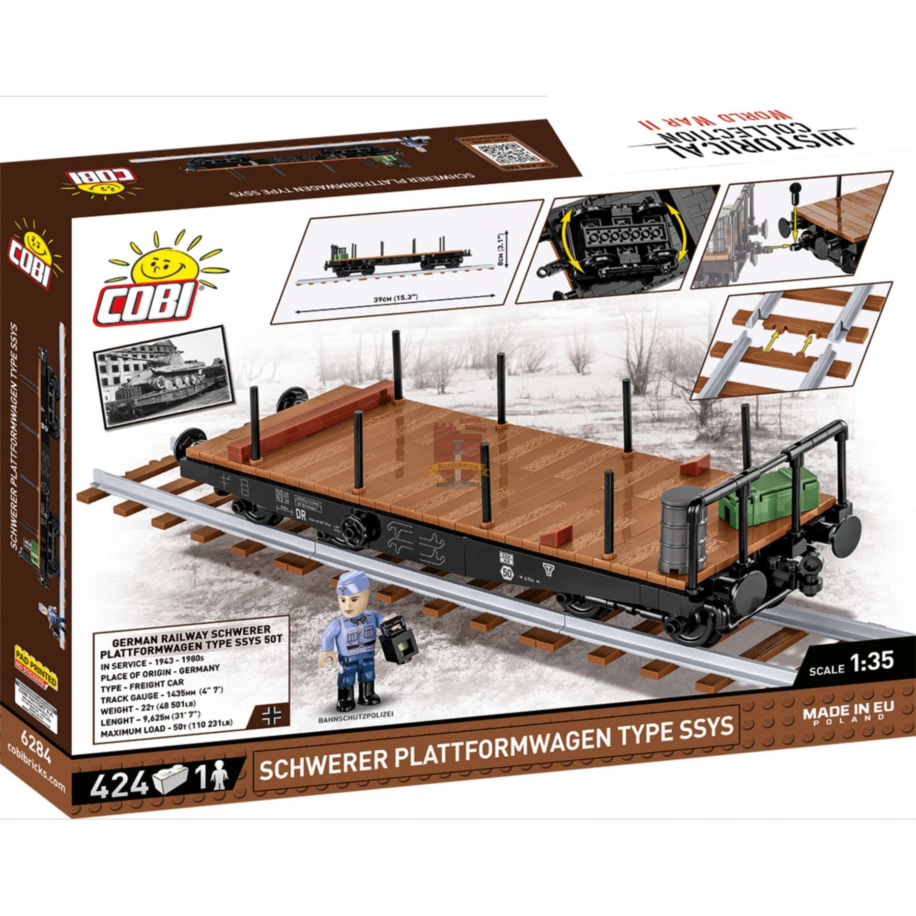 6284-Schwerer Plattformwagen Typ SSY (Cobi)