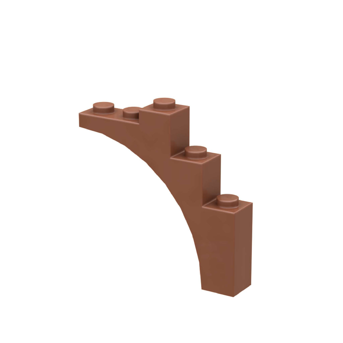 Arch Brick 1x5x4 Continuous Bow Reddish Brown 250 Gramm