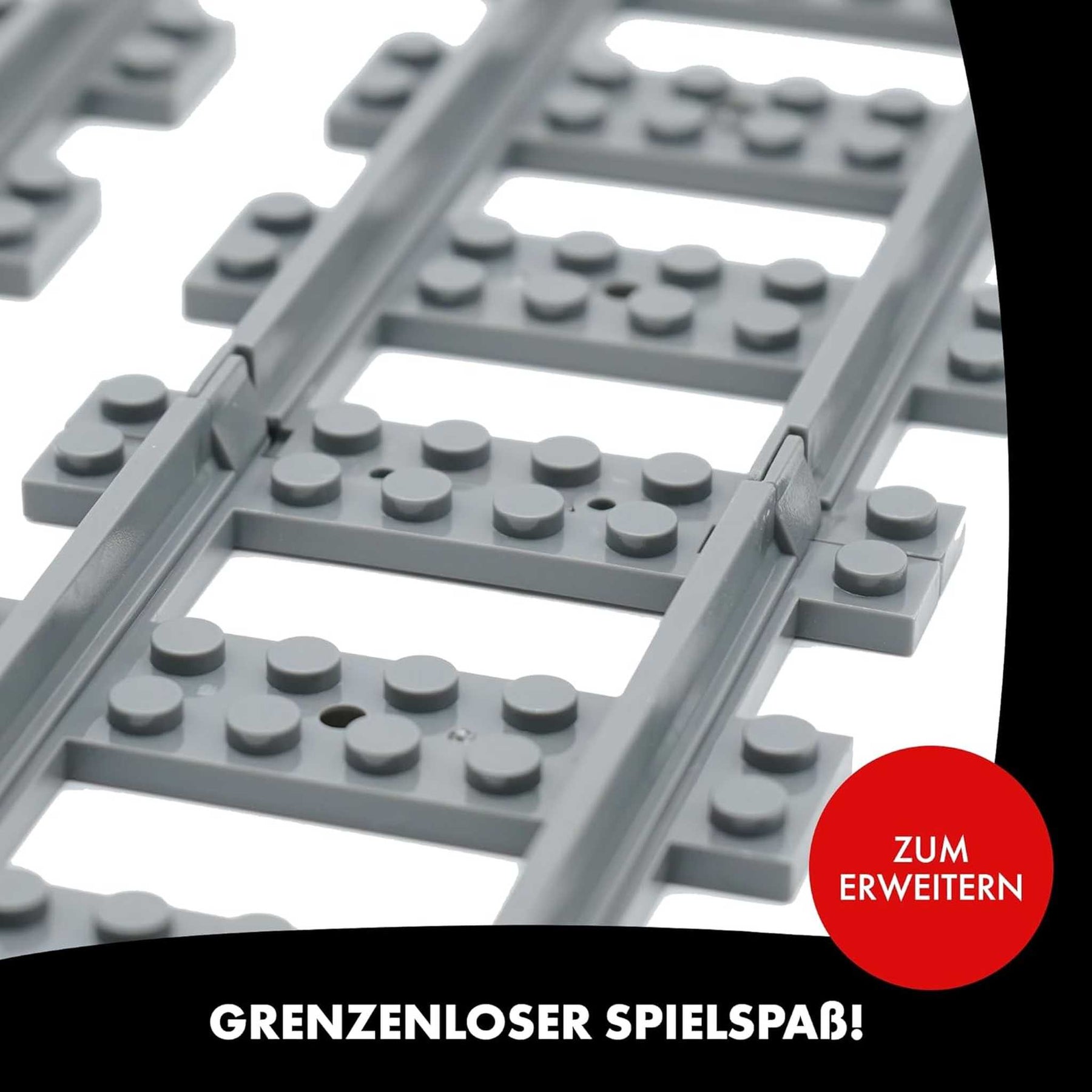 LB-60013 - 30 Stück Schienen Gerade (Lonestar-Bricks)