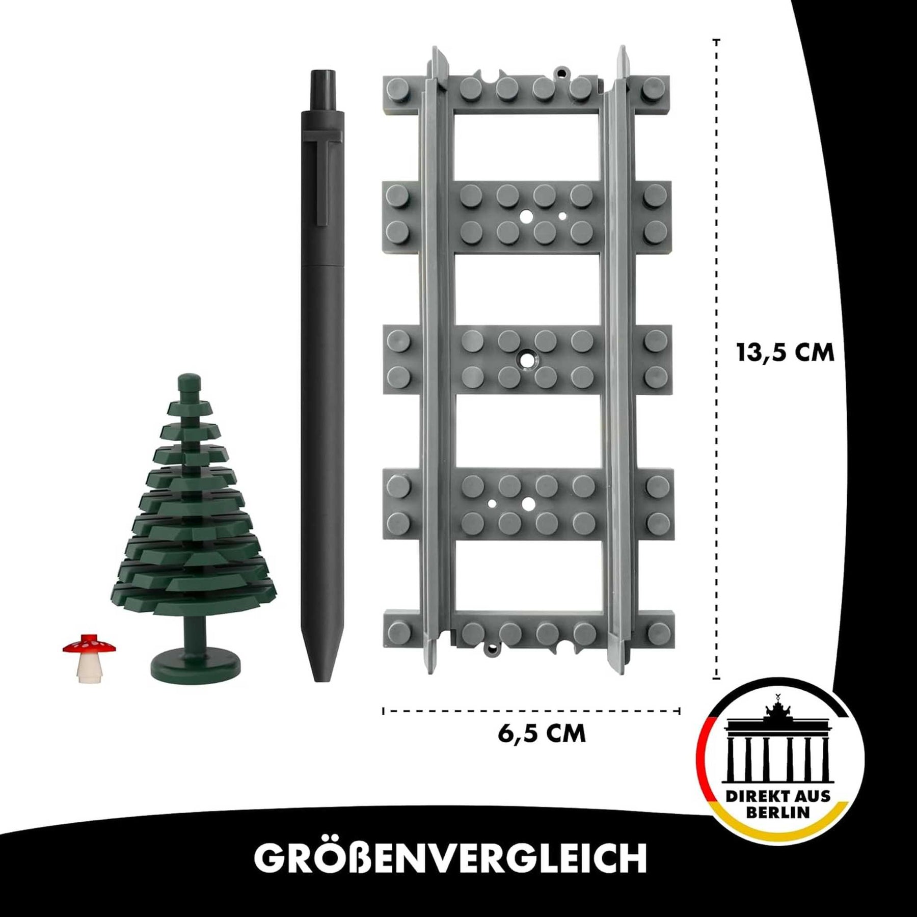 LB-60023 Schienenkreis Set mit Zubehör XL (Lonestar Bricks)