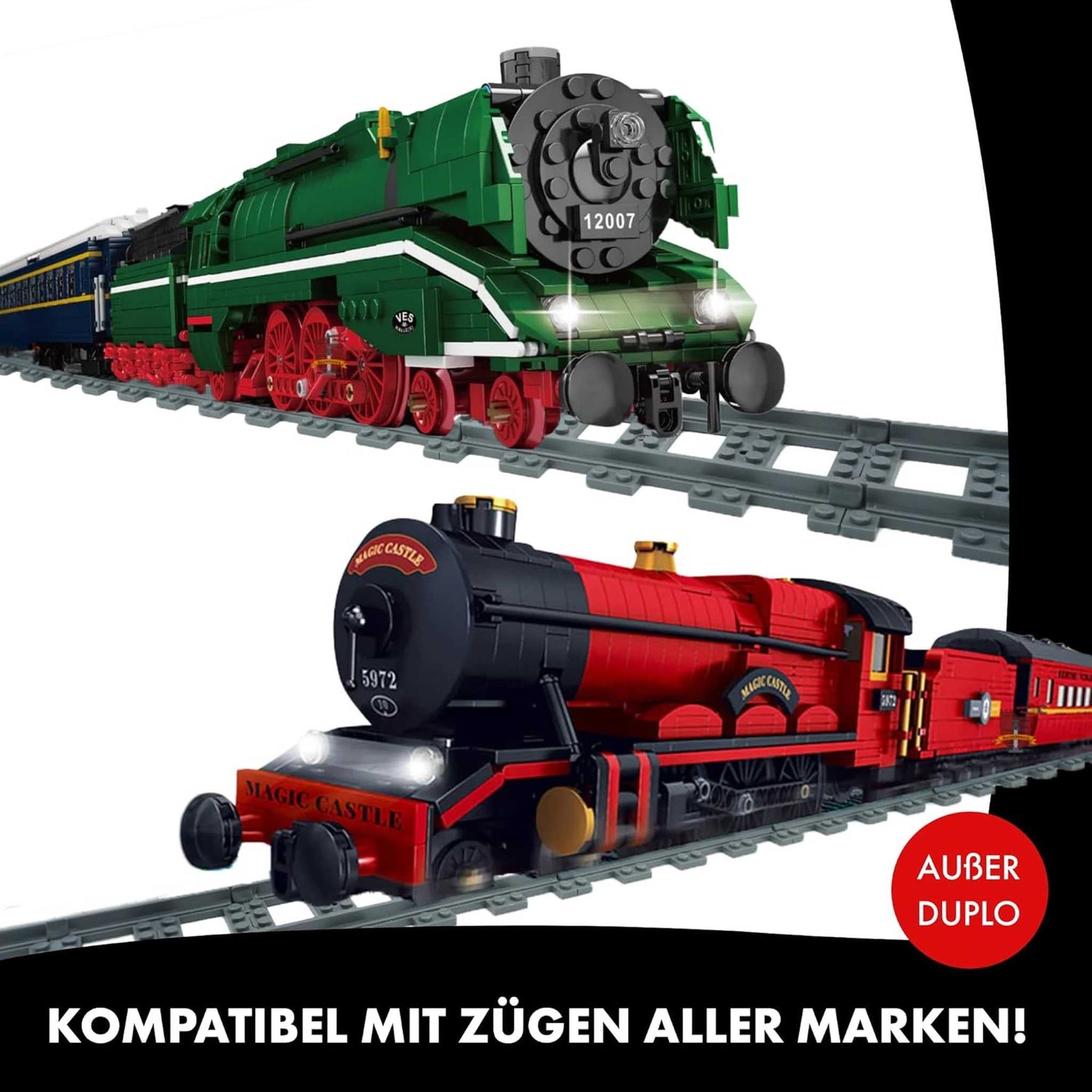 LB-60023 Schienenkreis Set mit Zubehör XL (Lonestar Bricks)