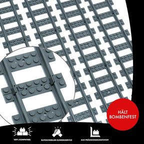 LB-60023 Schienenkreis Set mit Zubehör XL (Lonestar Bricks)