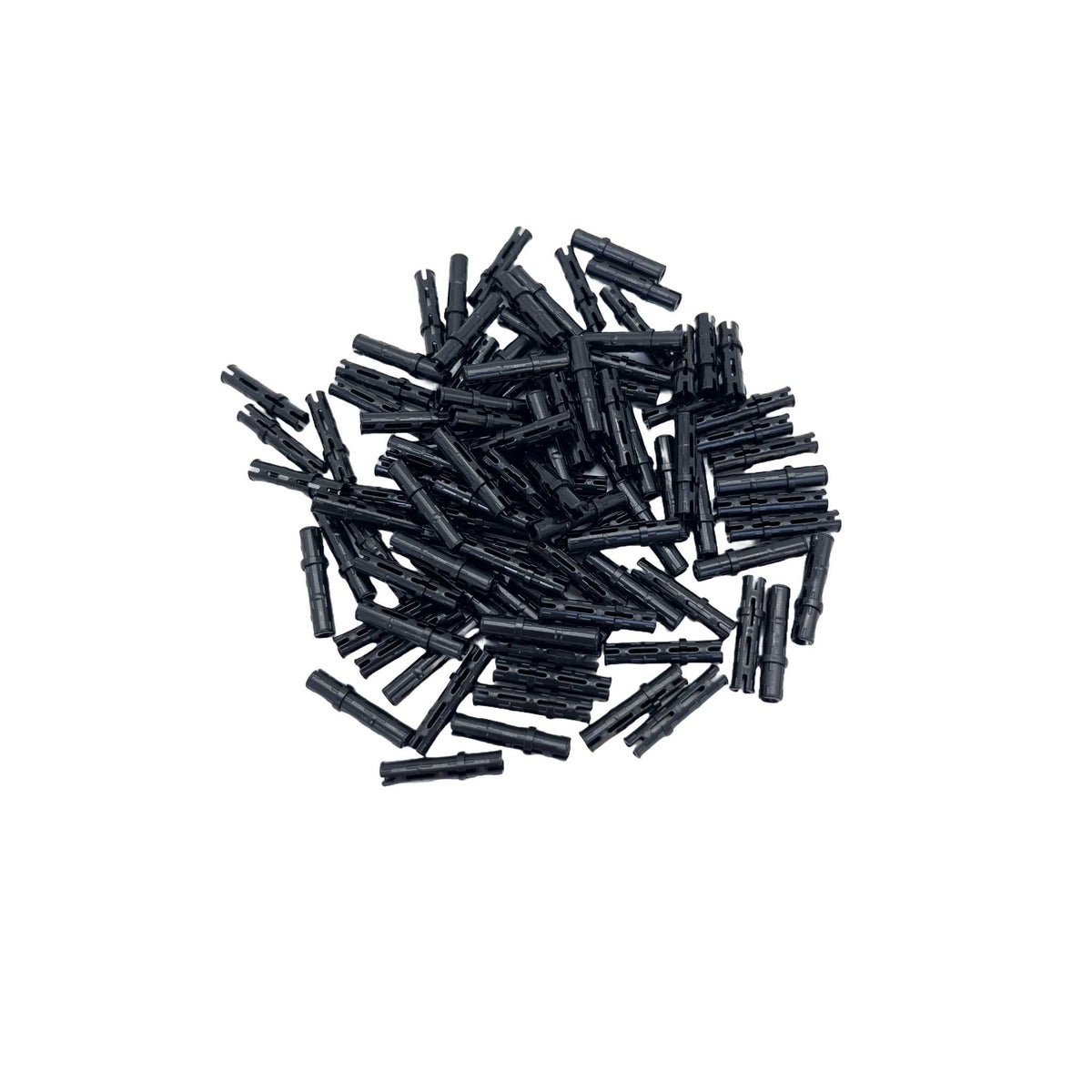 Technik Pins Klemmbausteine I 100 Stück I Größe 3L GoBricks I Schwarz | kompatibel mit allen gängigen Herstellern