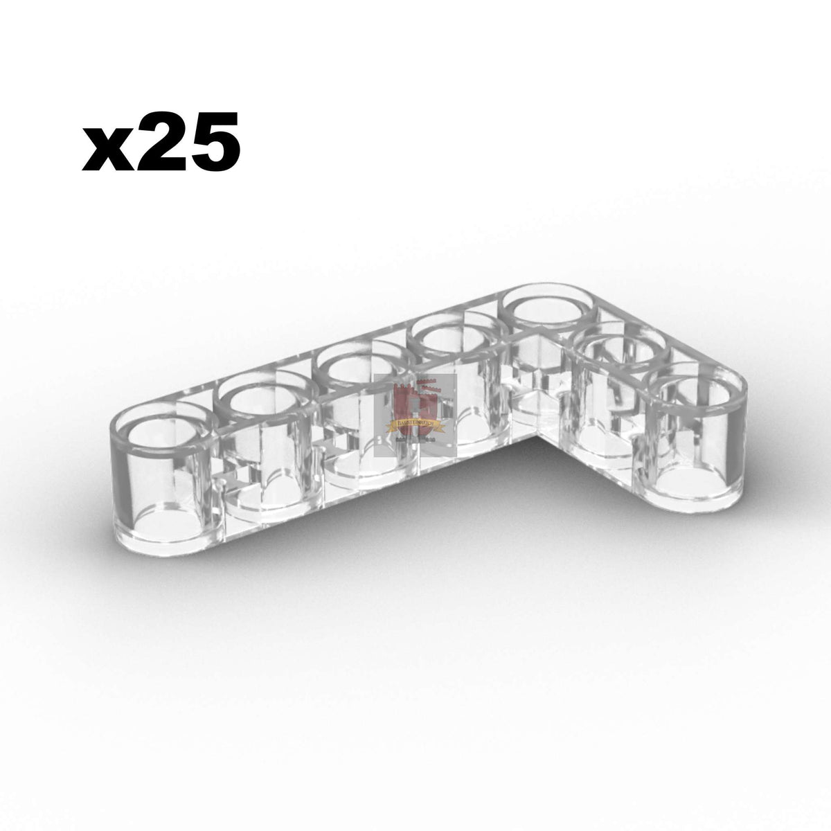 Technik Angular Beam 3x5 Trans-Clear 25 Stück (GoBricks)