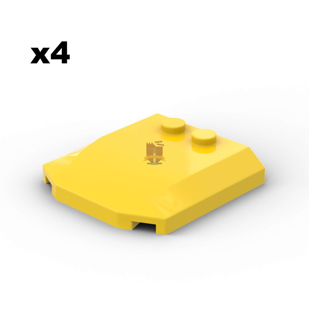 Motorhaube 4x4 Gelb 4 Stück (GoBricks)