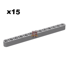 Technik Liftarm 1x13 hellgrau 15 Stück (Gobricks)